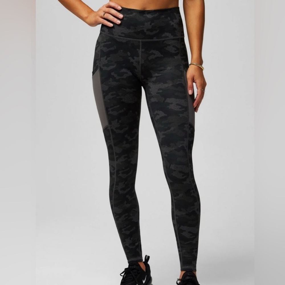 Fabletics on-the-go High Waisted Tonal Camo Legging